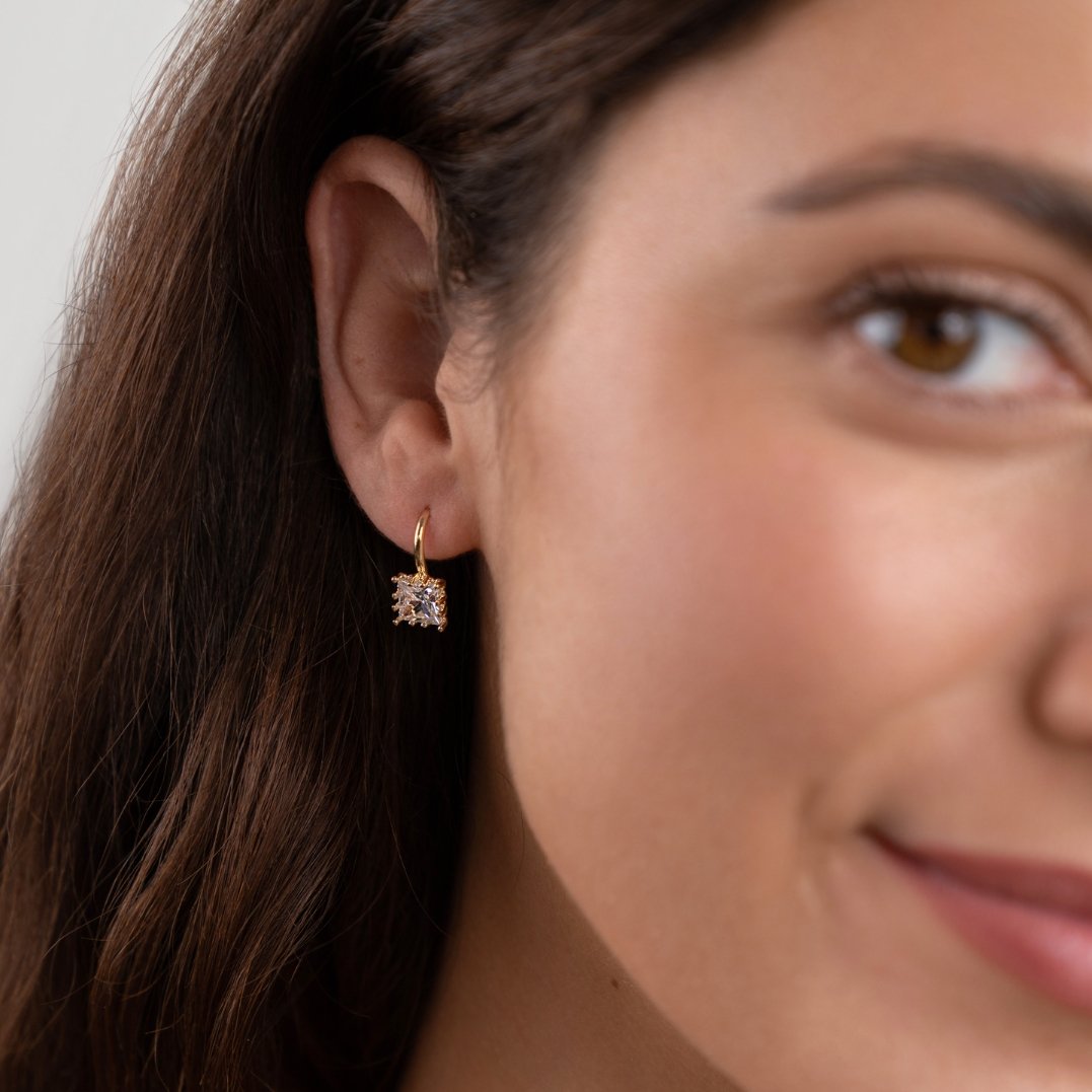 Brinco Cristal Maia - Auriella Joias