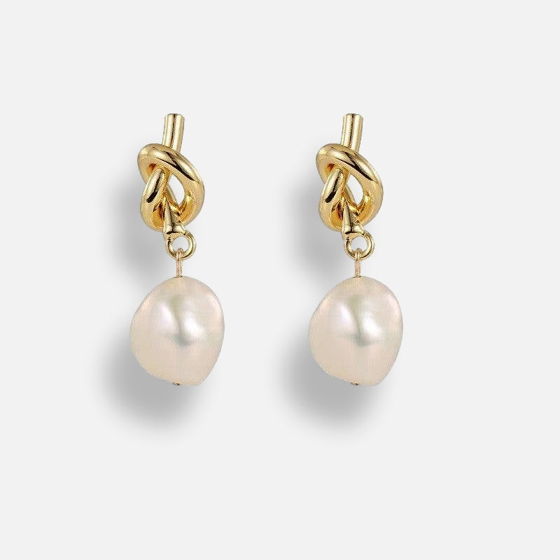 Brinco Pérola Nó Fani