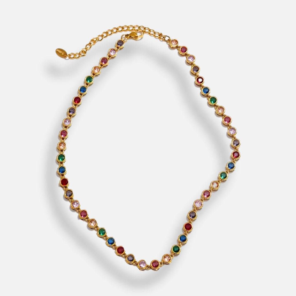 Colar Choker Zircônia Yolin