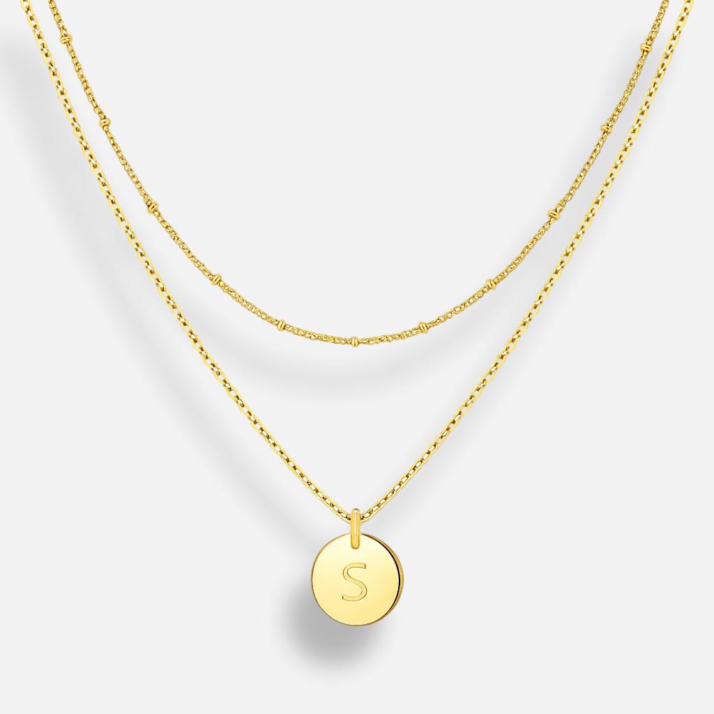 Colar Inicial Duplo Mivah