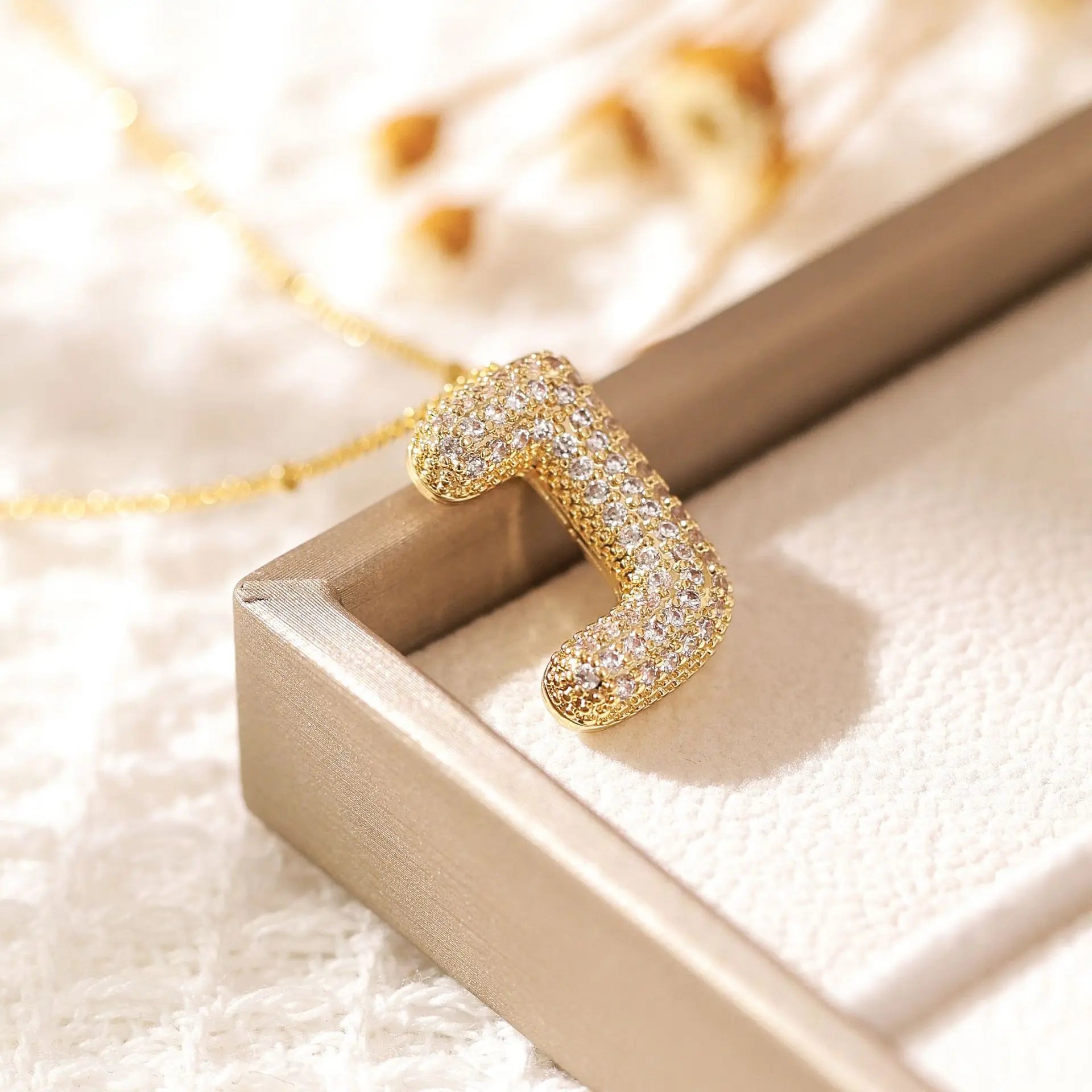 Colar Inicial Zircônia Brie - Auriella Joias