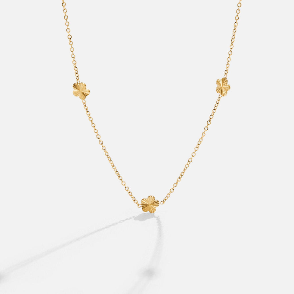 Colar Mini Flor Su - Auriella Joias