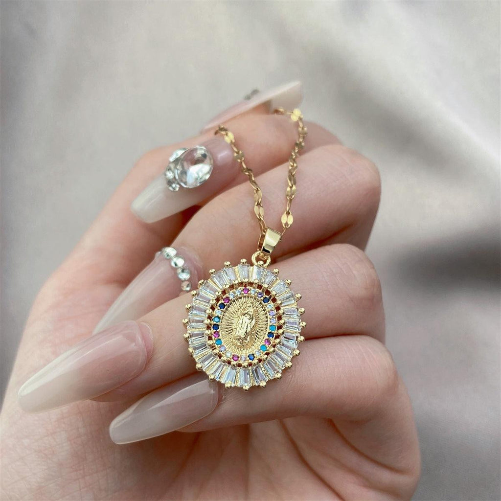 Colar Nossa Senhora Aparecida - Auriella Joias