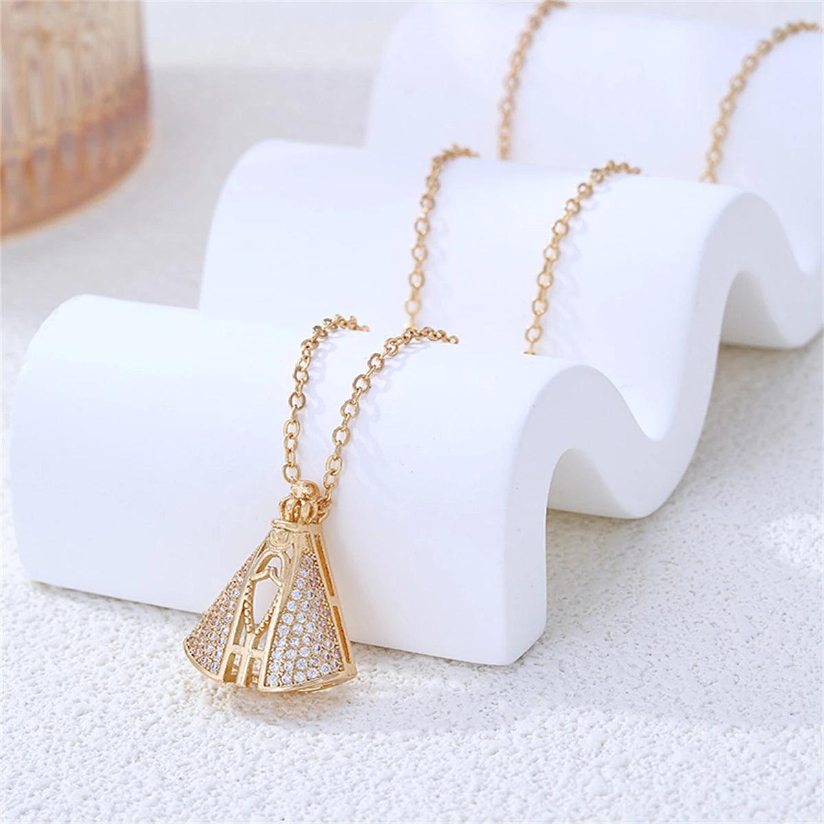 Colar Nossa Senhora White Yren - Auriella Joias