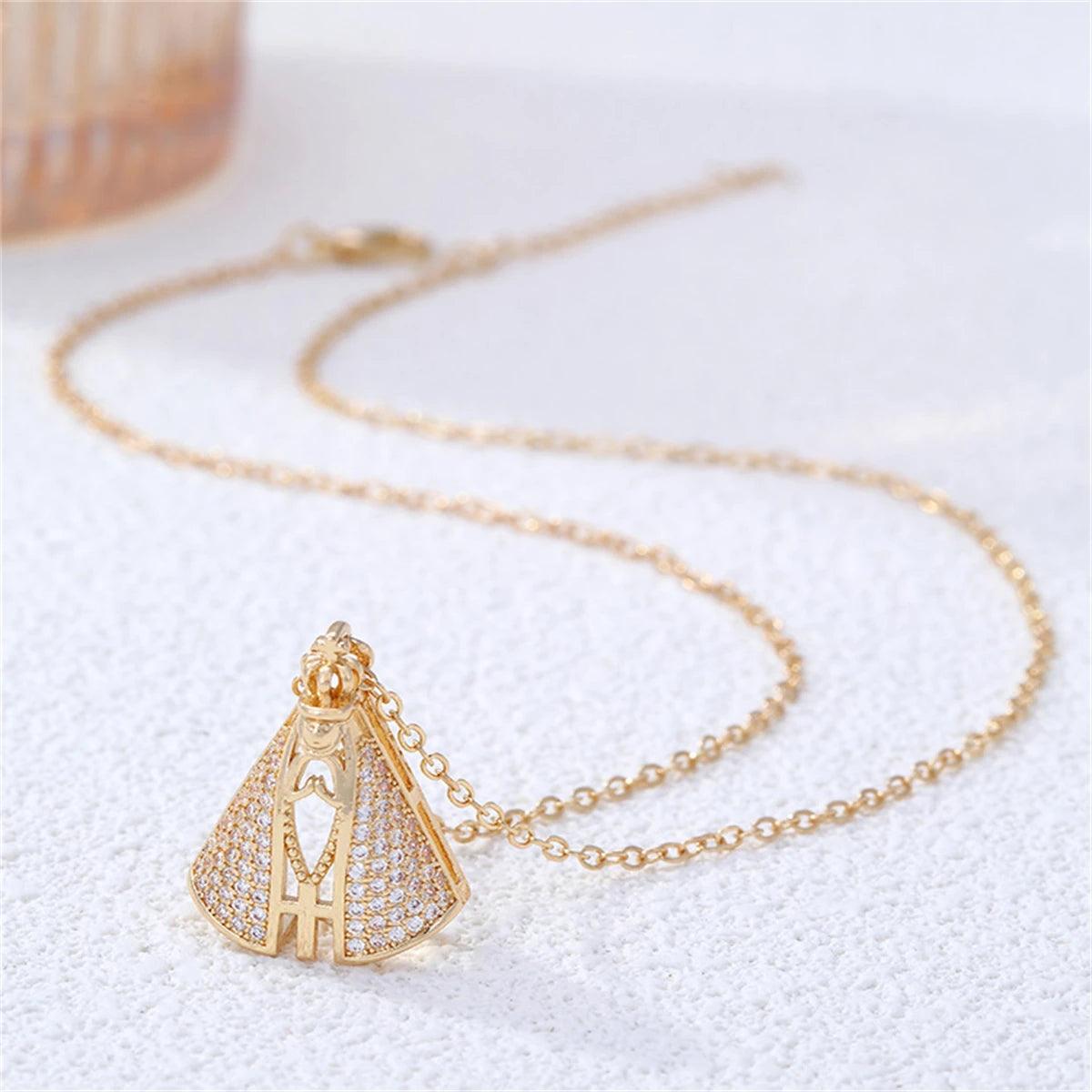 Colar Nossa Senhora White Yren - Auriella Joias