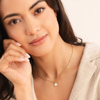 Colar Pedra White Nali - Auriella Joias