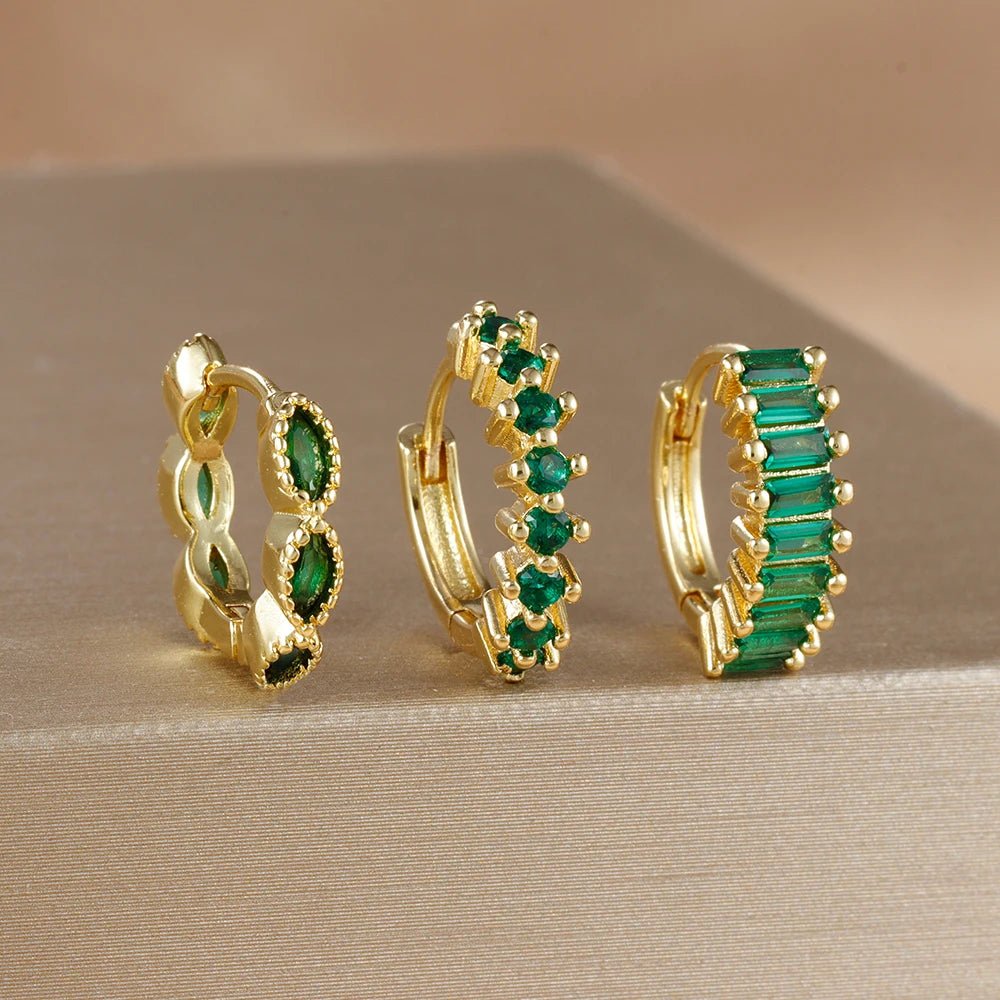 Conjunto Mini Brincos Argola Hana - Auriella Joias