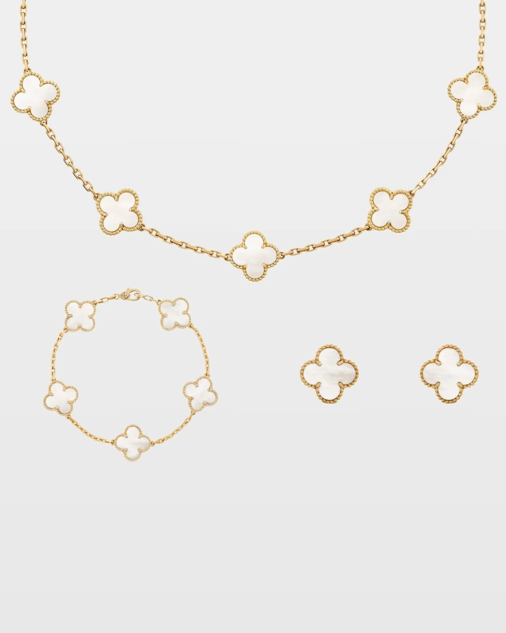 Conjunto Trevo Onix Aven - Auriella Joias -  yqi9yt-qe.myshopify.com