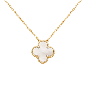 Colar Trevo Onix Calia