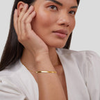 Pulseira Corrente Slim Cobra Cyris - Auriella Joias
