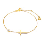 Pulseira Cruz Fiorenne - Auriella Joias