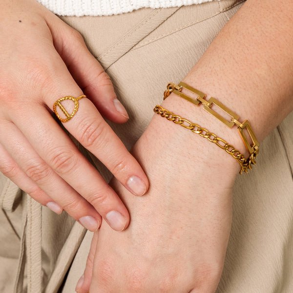 Pulseira Figaro Marienn - Auriella Joias