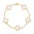Pulseira Trevo Onix Ziane - Auriella Joias