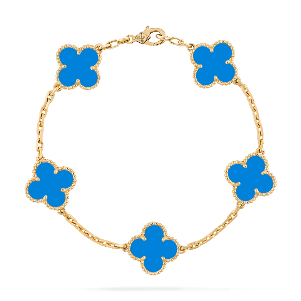 Pulseira Trevo Onix Ziane - Auriella Joias