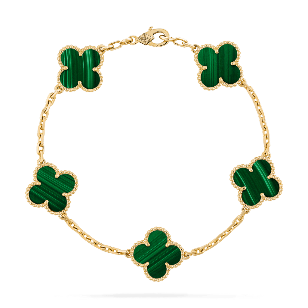 Pulseira Trevo Onix Ziane - Auriella Joias