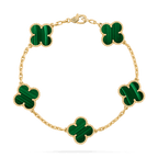 Pulseira Trevo Onix Ziane - Auriella Joias